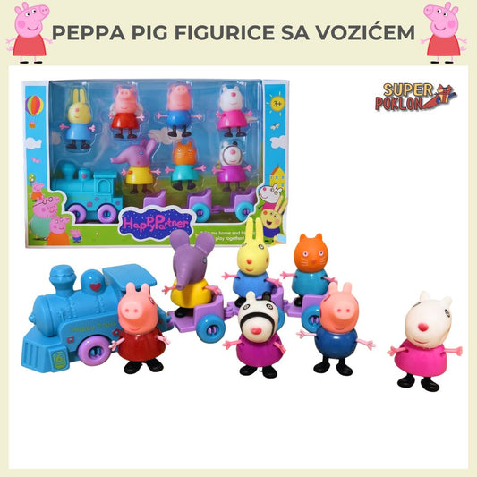 Peppa Pig Vozić – Set Figurica za Decu ✨