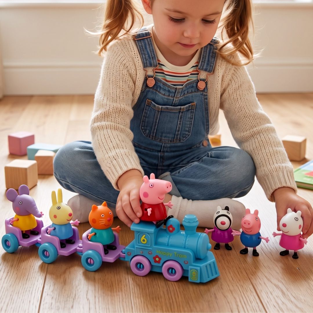 Peppa Pig Vozić – Set Figurica za Decu ✨