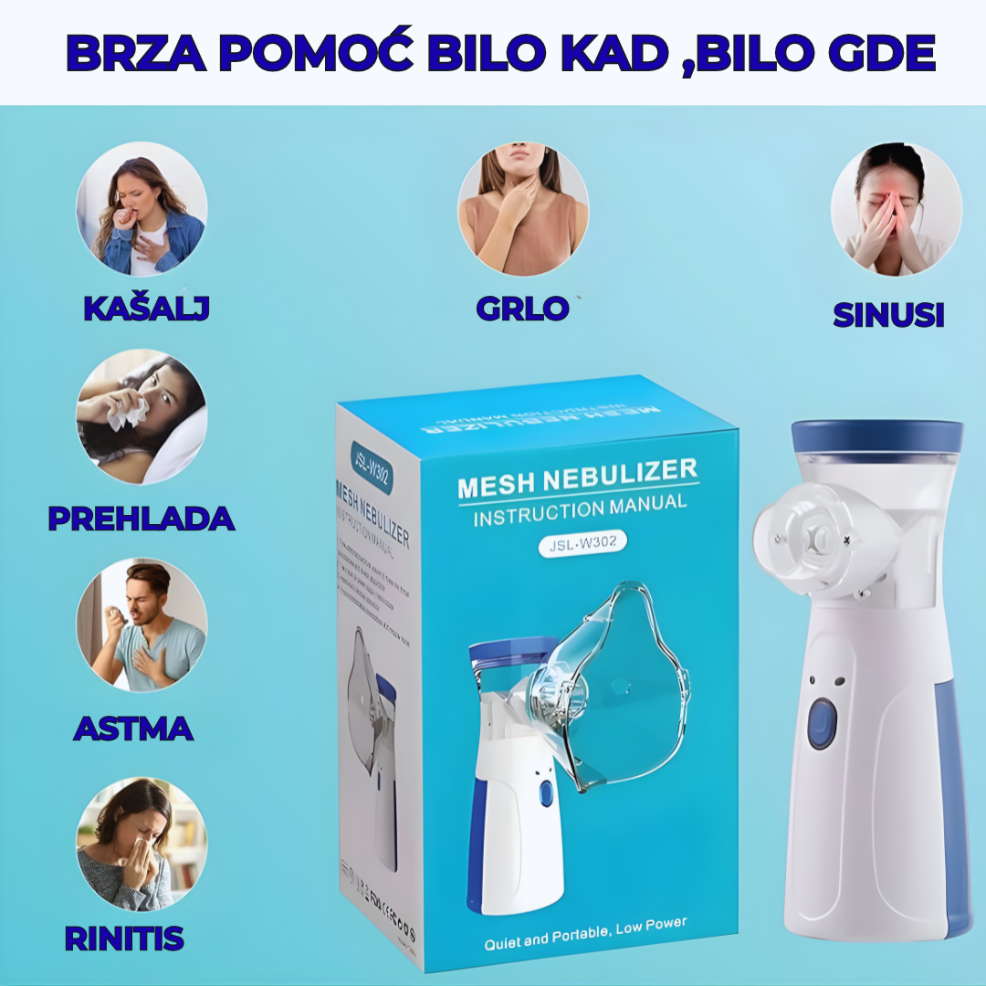 Prenosivi Inhalator–Za Lakše Disanje!🩺🩺