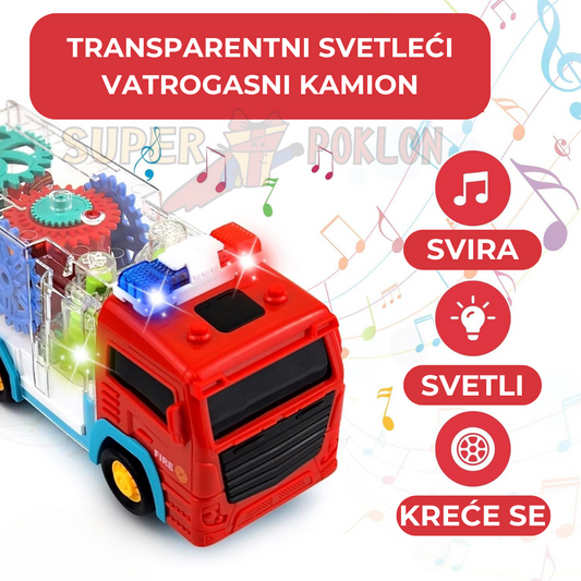 MUZIČKI VATROGASNI KAMION🎁