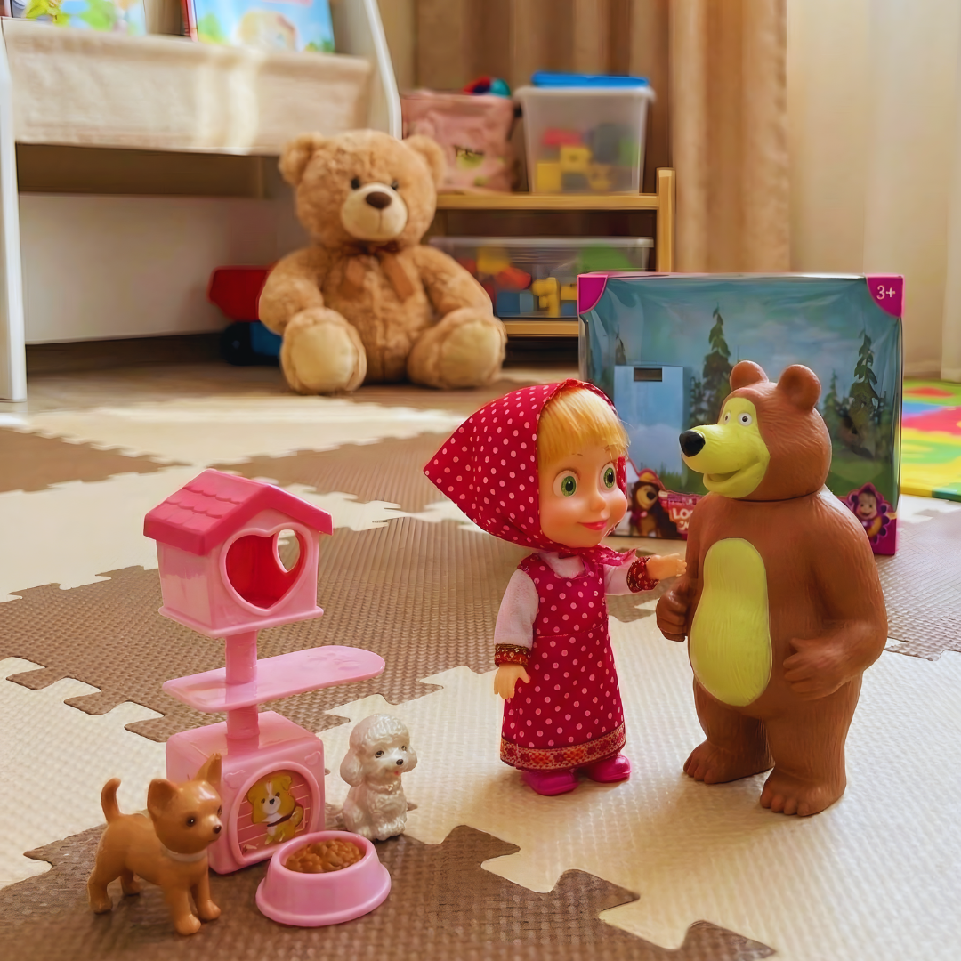 Maša i Meda Set za Igru- Mašin Ljubimac 🐻👧✨