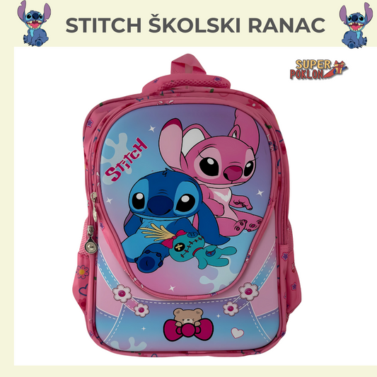 Ranac za Školu Stitch- Super Avantura💙✨