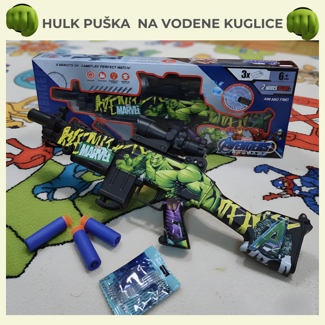 Hulk Puška – Akcija Za Male Heroje 💥
