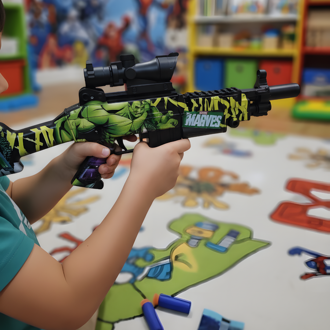 Hulk Puška – Akcija Za Male Heroje 💥