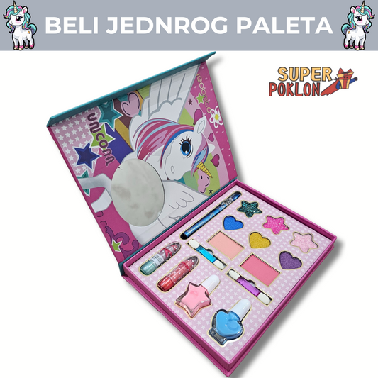 Beli Jednorog Paleta - za Vašu Devojčicu! 🦄💖