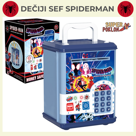 Dečiji Sef Za Štednju-Spiderman💰