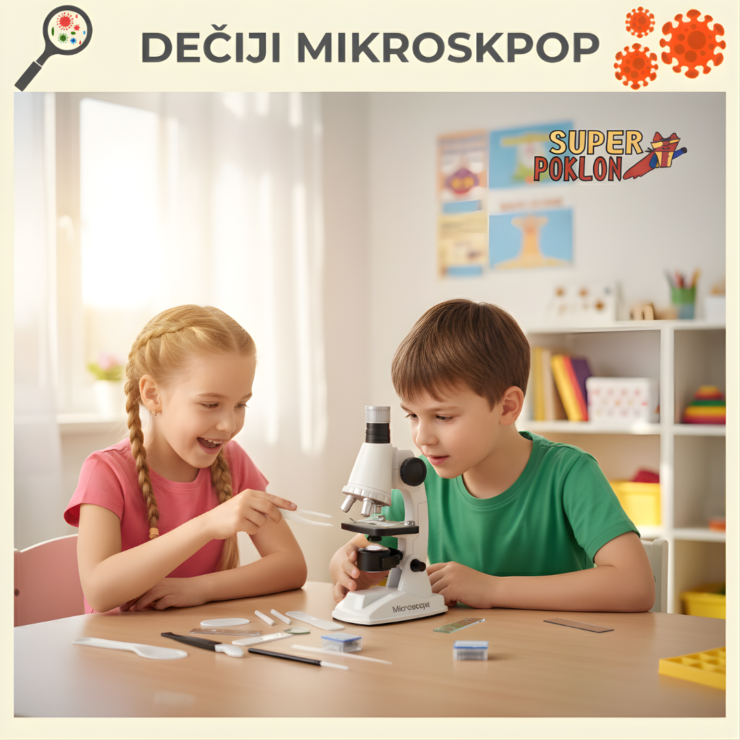 Mikroskop Set - Za Male Istraživače🔬✨