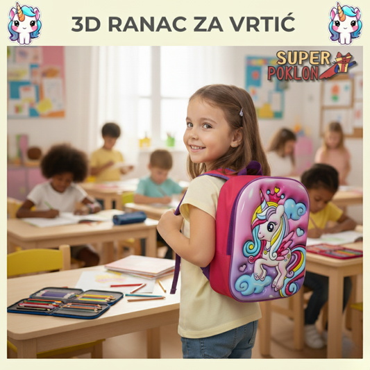 3D Ranac – Magija Jednoroga!🦄🌈