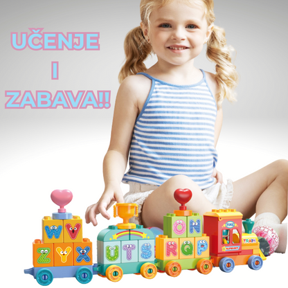 Složi Alphabet  – Voz od Kockica! 🚂✨
