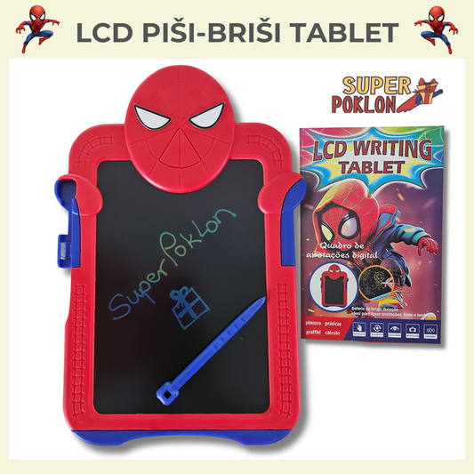 LCD Tablet - Superherojsko Učenje i Zabava! 🕷️✍️