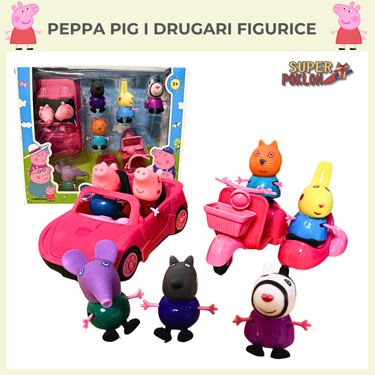 Peppa Pig i Prijatelji- Set Figurica 🐷💖