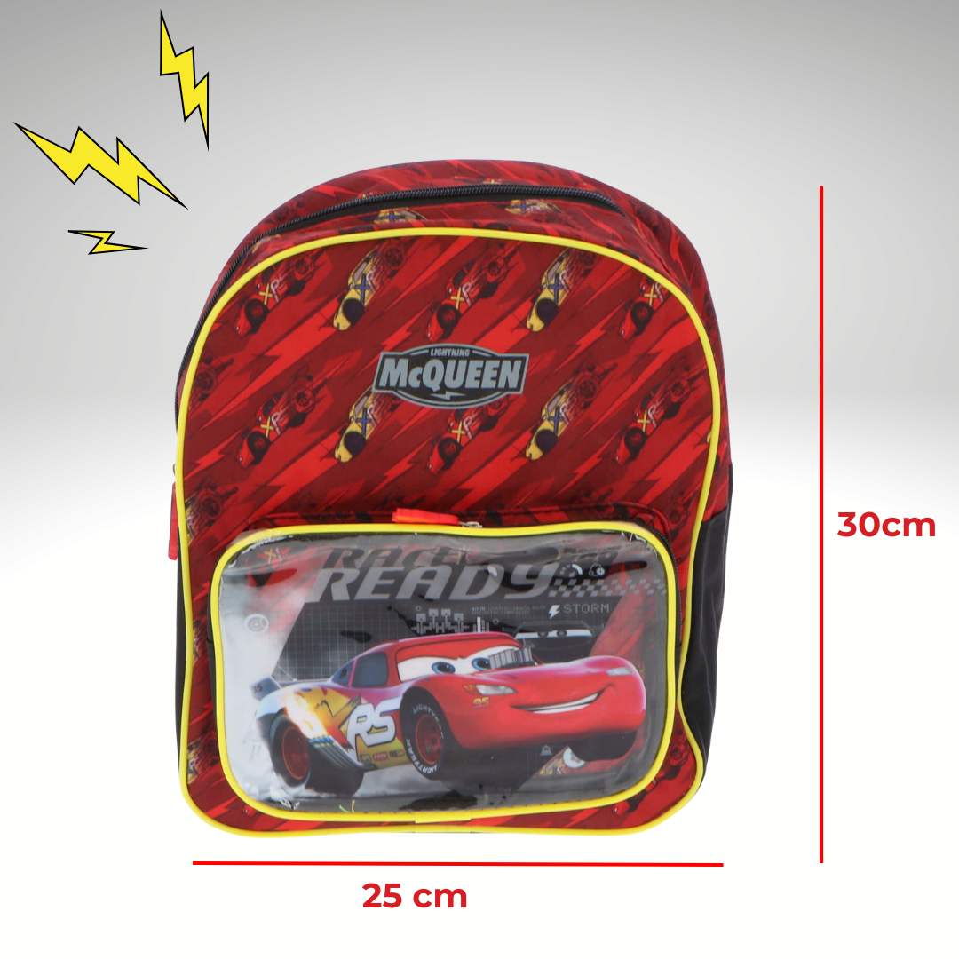 Munja McQueen Set – Ranac + Dečiji Sat ⏰🎒🏎️