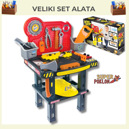 Set sa Alatom – Za Male Majstore! 🔧👷‍♂️