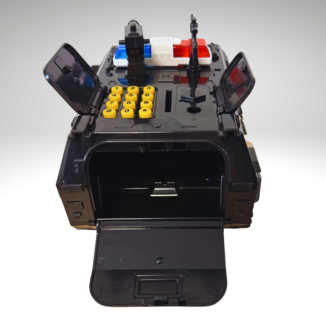 Policijski Džip Igračka i Sef  –  2u1 Igra i Štednja🚓💰