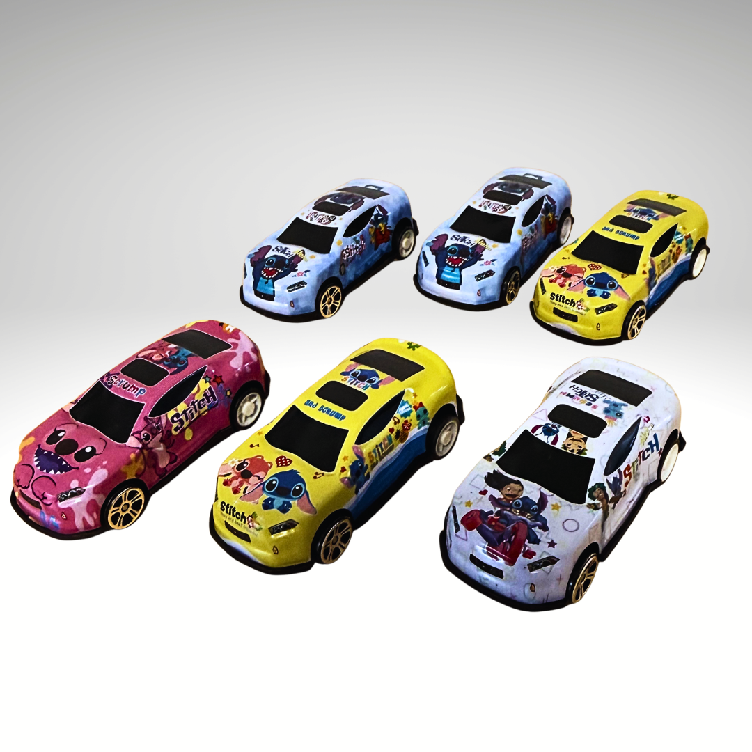 Stitch Parking Garaža – Set od 45 Delova sa 6 Autića