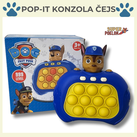 Moćne šape POP IT - Dečija Konzola 4u1🐾