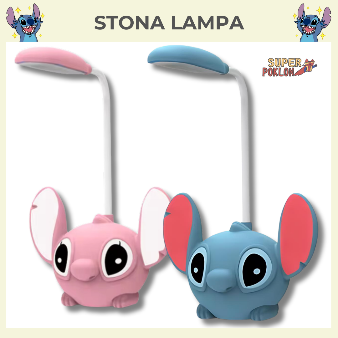 Dečija Stona Lampa - Stitch ! 🧸💡