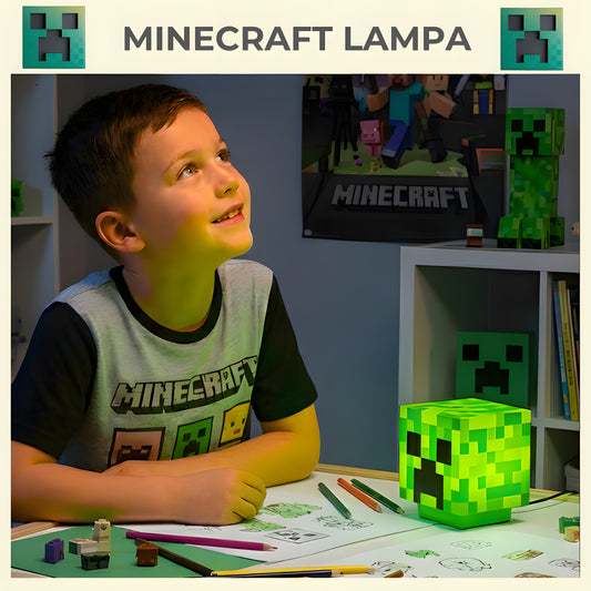 Minecraft Creeper Lampa sa Zvukom