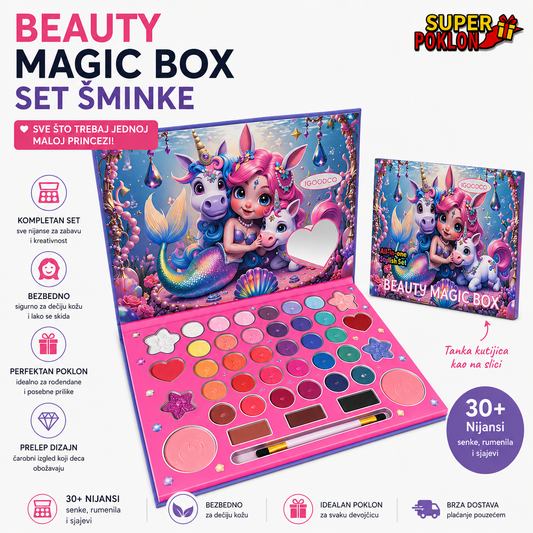 Beauty Magic Box- Set Šminke 🧜🦄