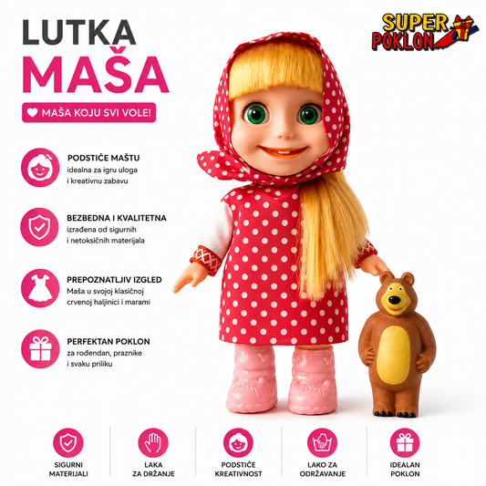 Lutka Maša i Medved – Set za Igru