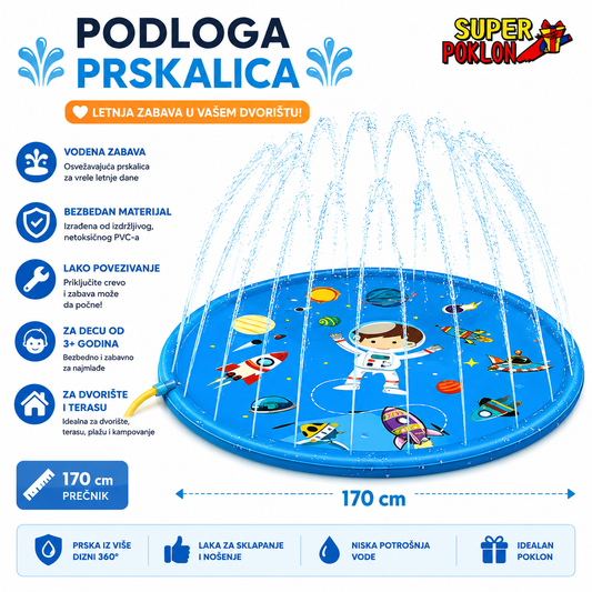 Podloga sa Prskalicom - Osveženje i Zabava!