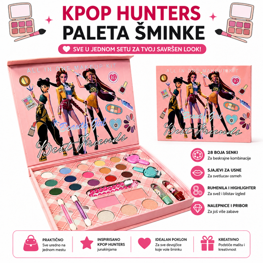 Kpop Hunters Paleta Senki – Mat, Sjajne i Šimeraste Nijanse