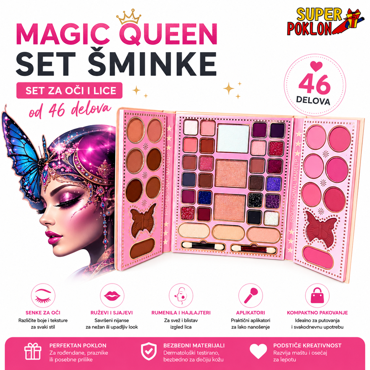 Magic Queen- Veliki Set Šminke 💄✨