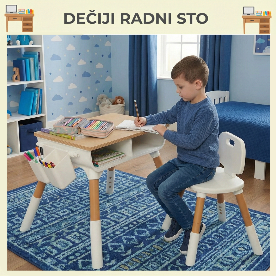Radni Stol i Stolica Za Decu📚📖