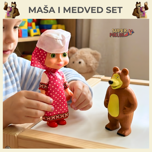 Maša i Medved - Zabavni Set Za Igru! 🧸🧸