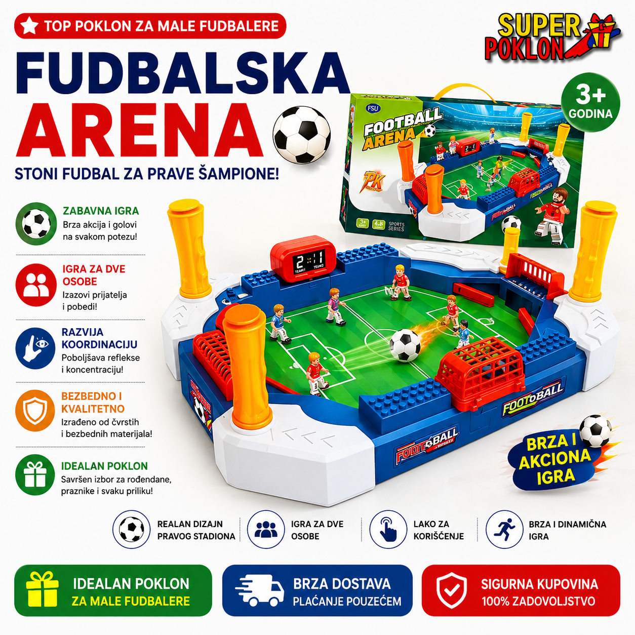 ⚽ Football Arena – Interaktivna Fudbalska Arena za Decu 🏆🥅