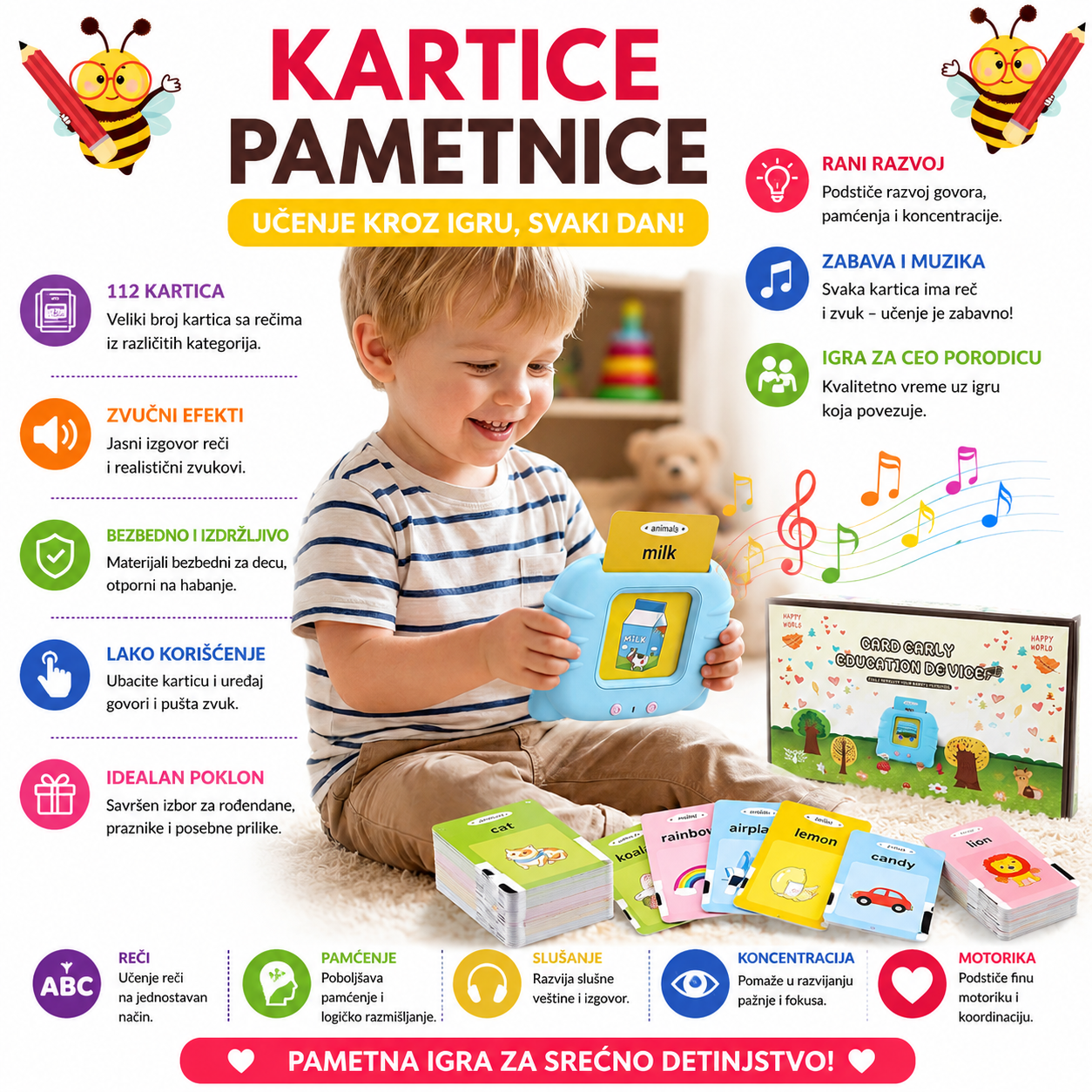 Kartice Pametnice - Učimo Engleski!