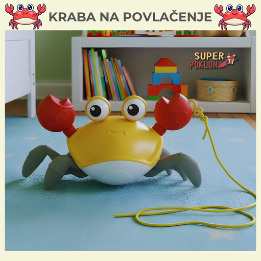 Kraba Igračka na Povlačenje – Zanimacija za Najmlađe!🦀🦀