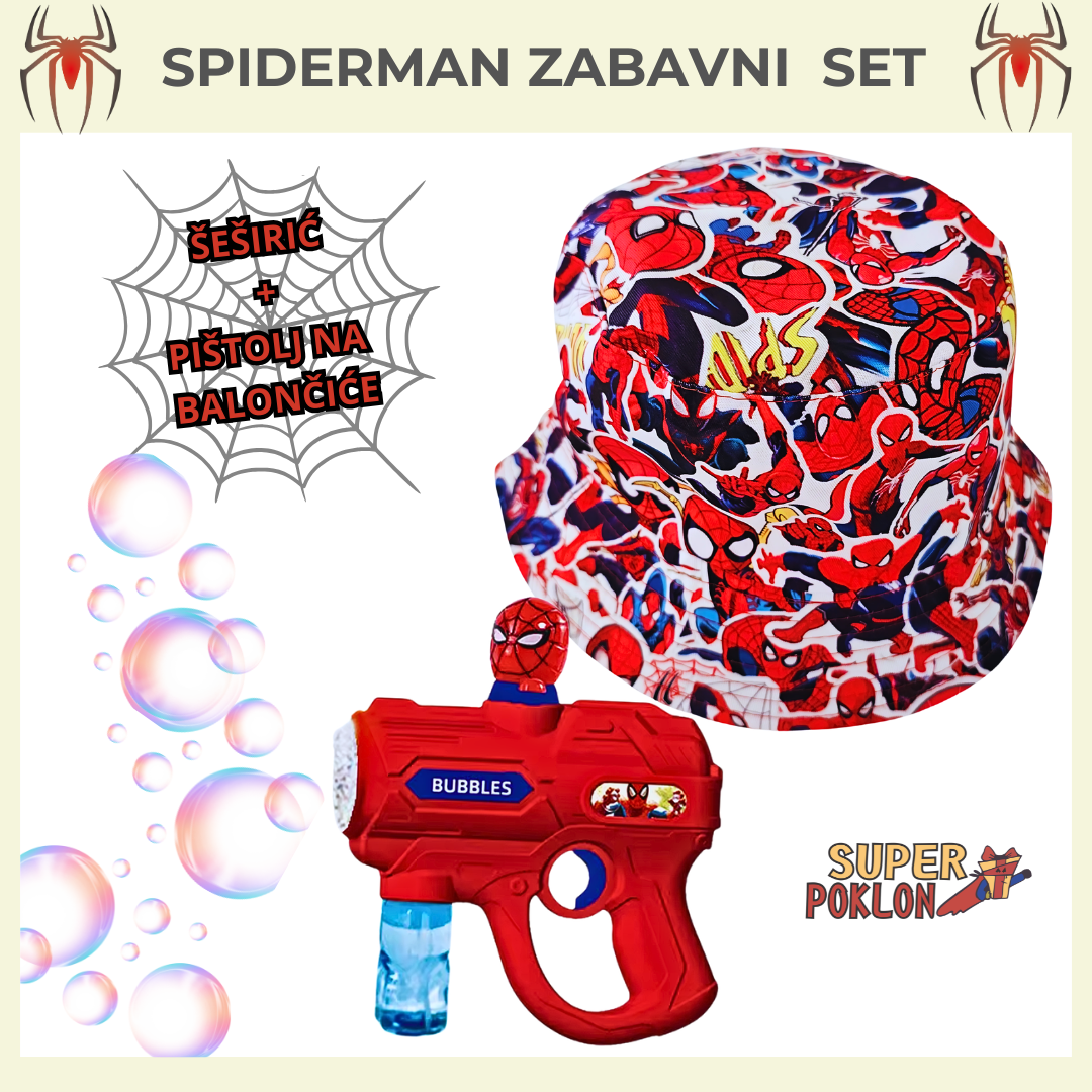 Zabavni Spiderman Set– Igra I Baloni 🎈🎈