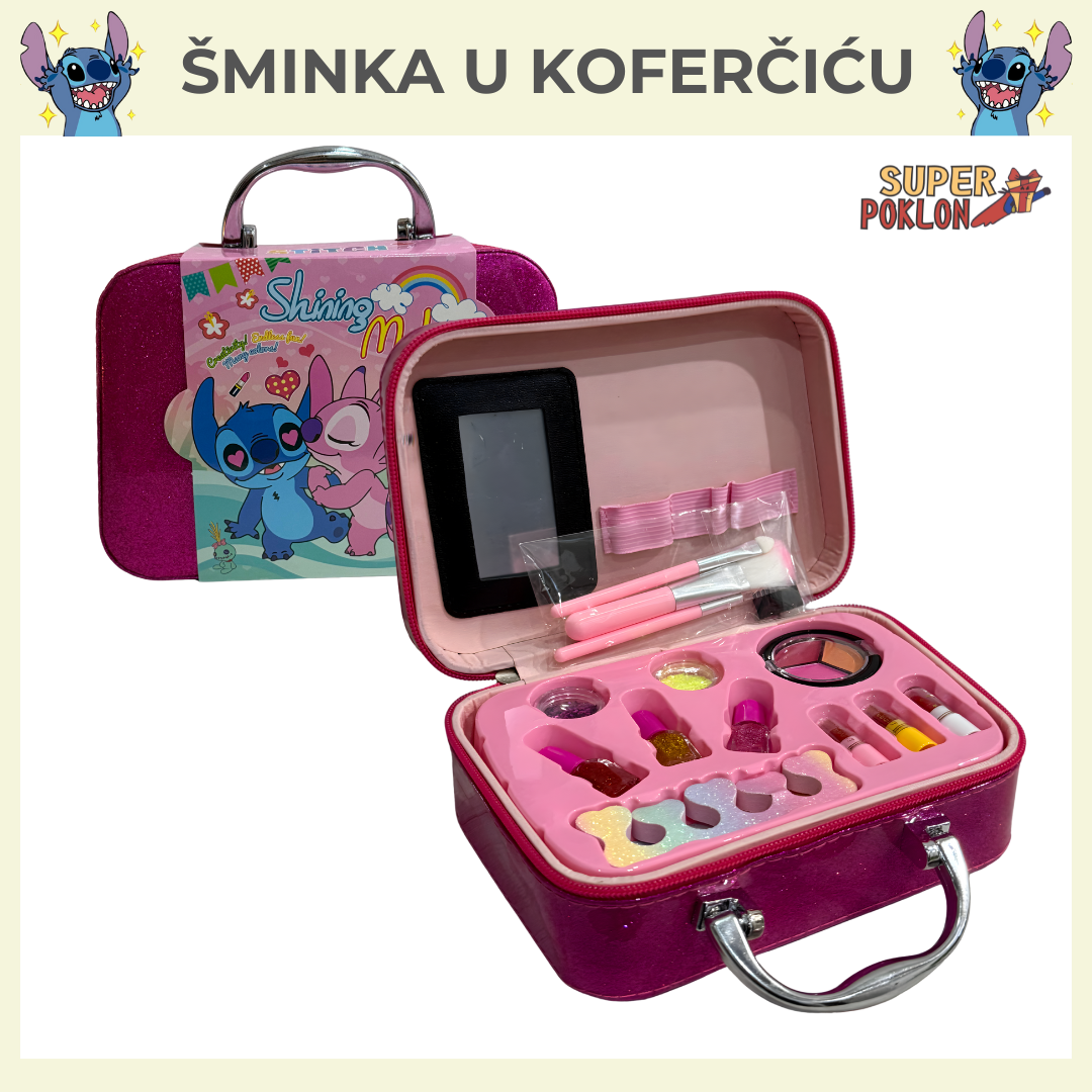 Set Šminke - Stitch Koferčić  !🌟💄