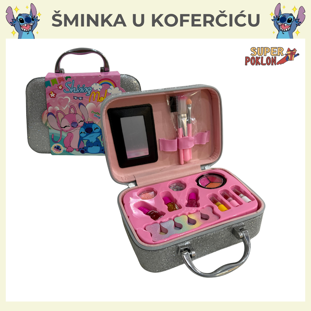 Set Šminke - Stitch Koferčić  !🌟💄
