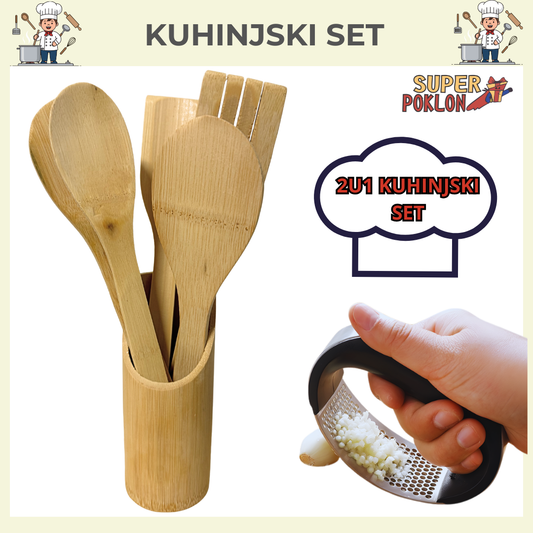 Kuhinjski Set 2u1 - Za Najukusnije Trenutke!!🍽️🍽️
