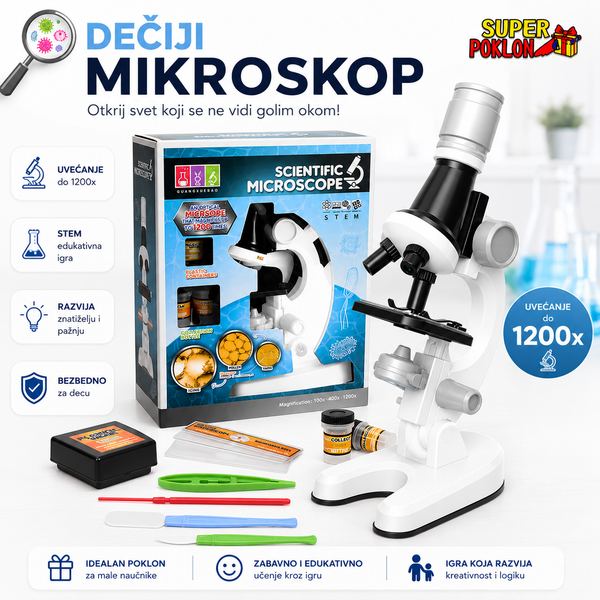 Dečiji mikroskop 🔬✨