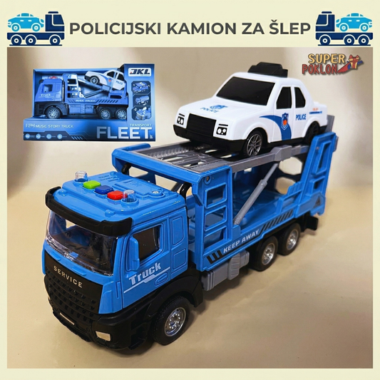 Šlep Kamion sa Policijskim Autom- Super Set🚓🚨