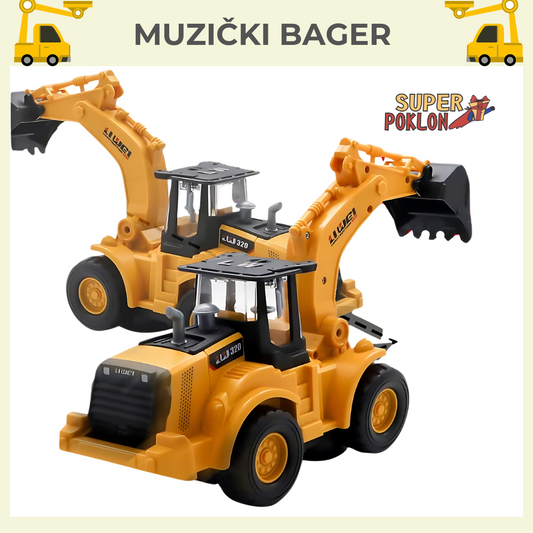 Električni  Bager - Istražite Gradilište 🚜✨