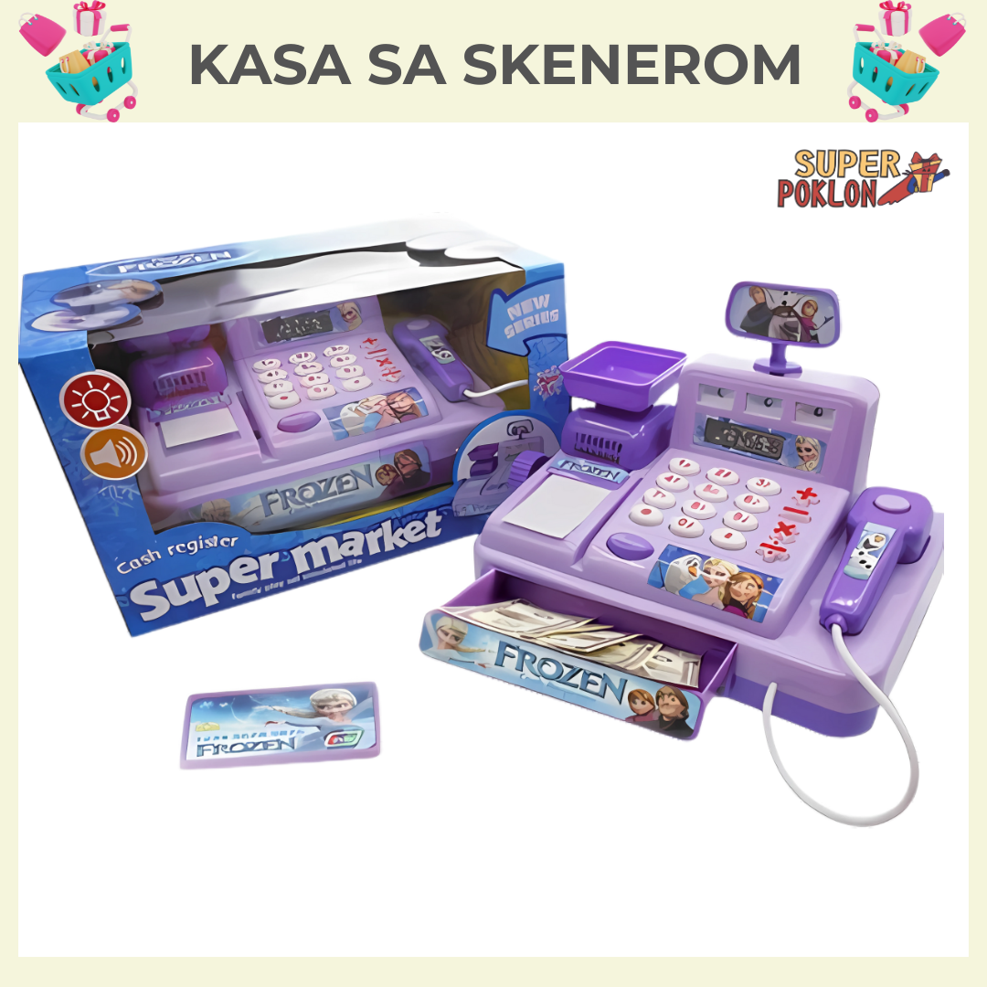 Frozen Kasa – Čarobna Igra Trgovine❄️🛒