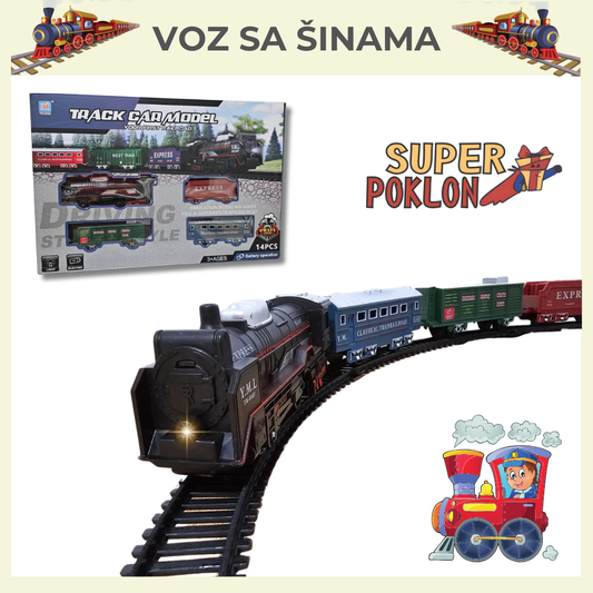 Vozić sa šinama –Spremni Za Avanturu🚂🗺️