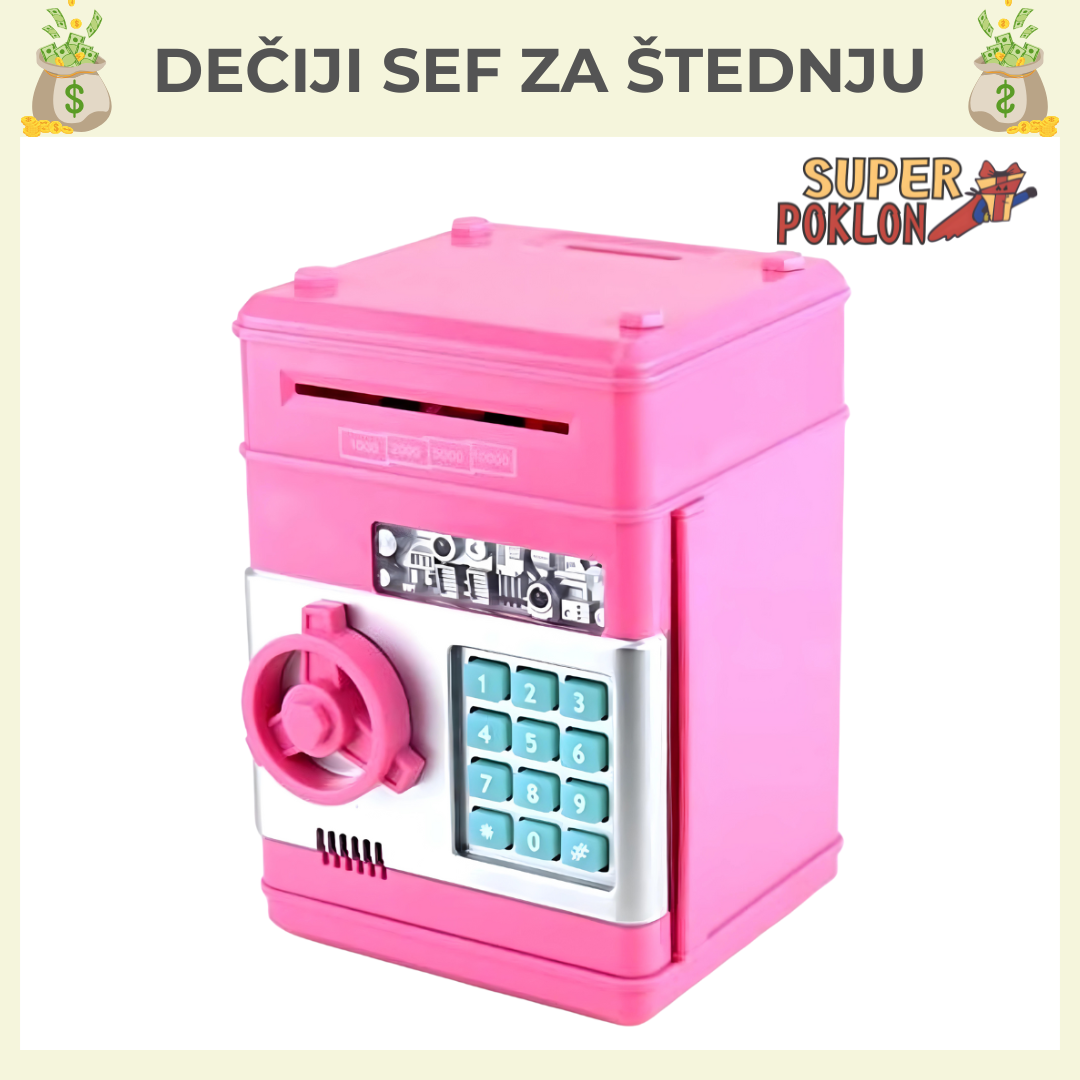 Dečiji Sef za Štednju-Male Štediše!💰