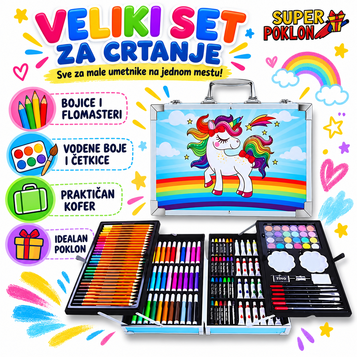 Set Za Crtanje-Probudi Maštu! 🎨🌈