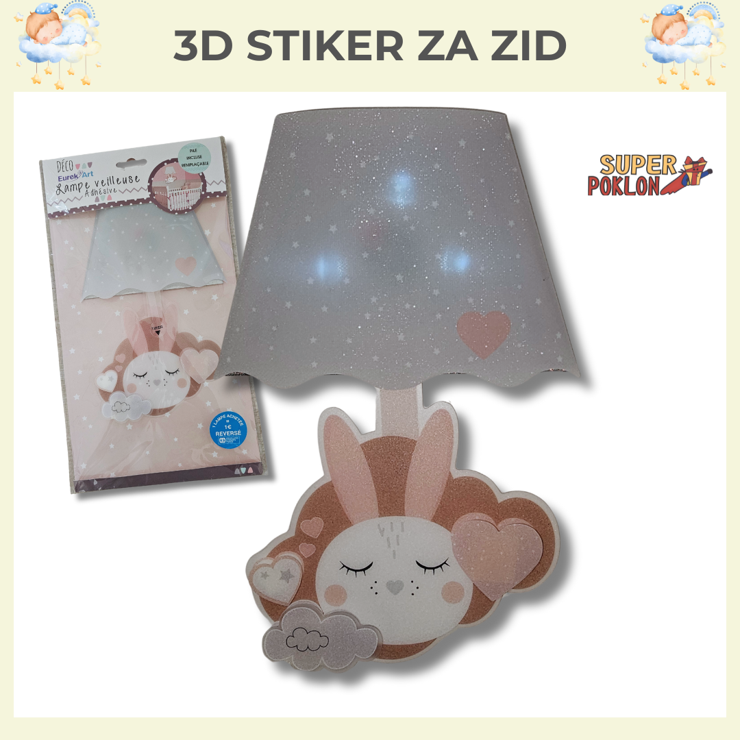 3D Stiker Lampa-Za Čarobnu Atmosferu! 🌙✨