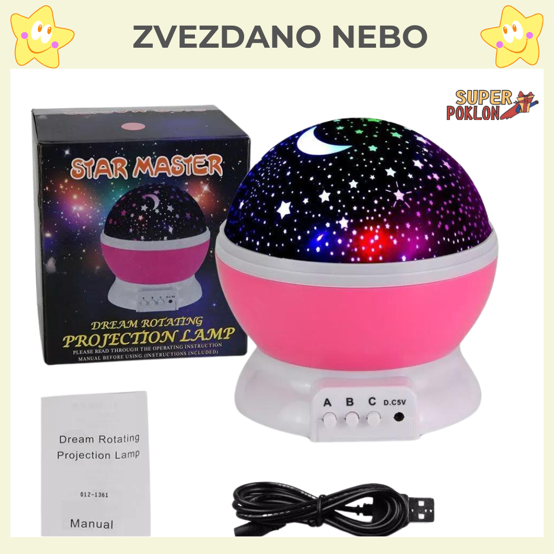 Lampa Zvezdano Nebo - Magija Noćnog Svetla! 🌟🌌